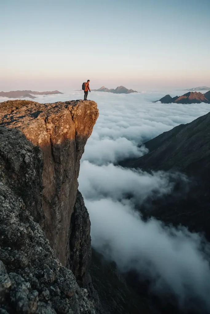 epic high angle shot from the summit of a rugged peak in the simien mountains ethiopia a lone trekk asix6c684f2s7qgu5jhz 3